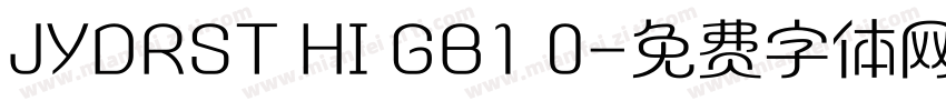 JYDRST HI GB1 0字体转换